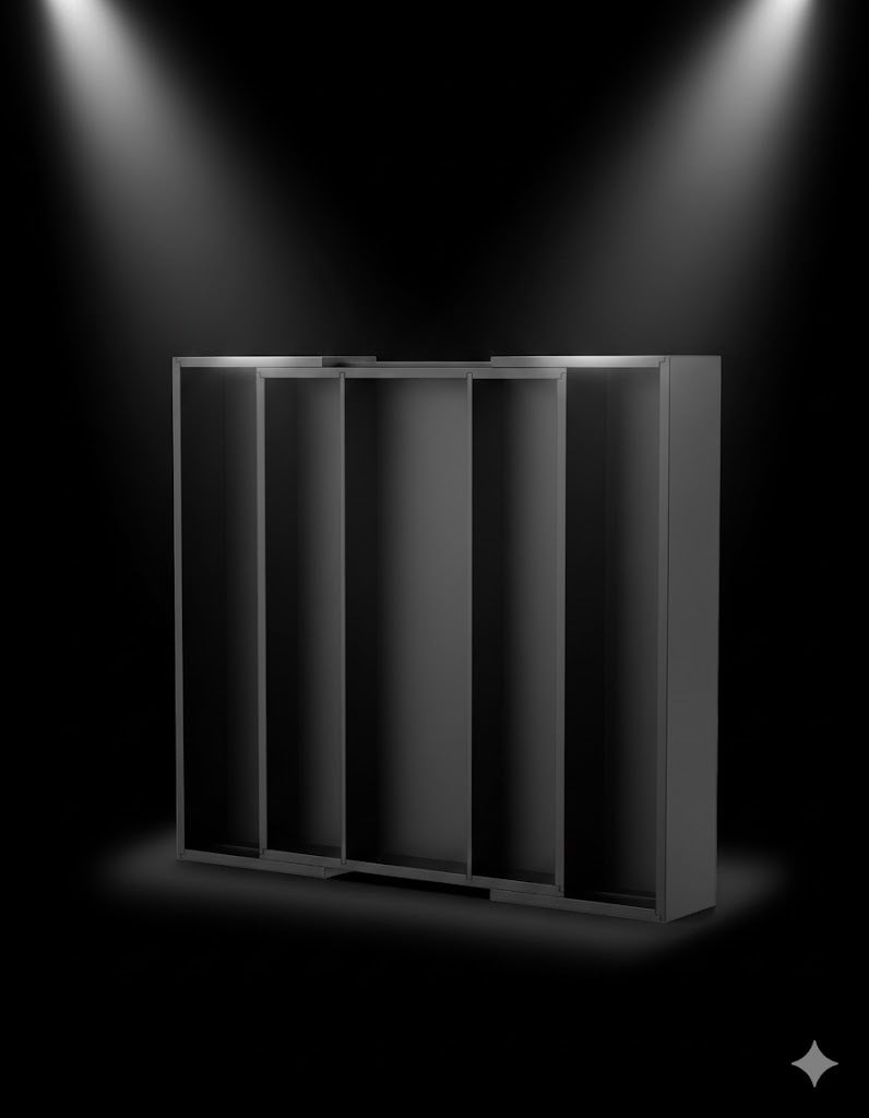 Utensil Drawer Organizer, Black (5 Slots)